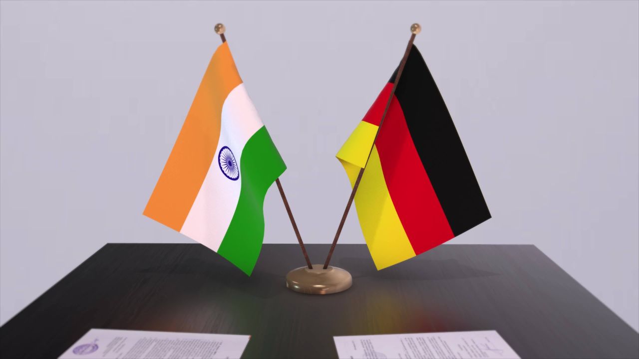 Germany india flag