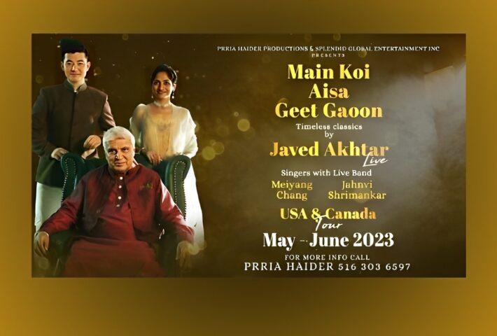 Main Koi Aisa Geet Gaoon By Javed Akhtar Live In New Jersey By Prria Haider Productions