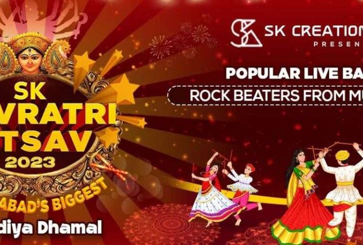 SK Navratri Utsav-Hyderabad Biggest Dandiya Dhamal