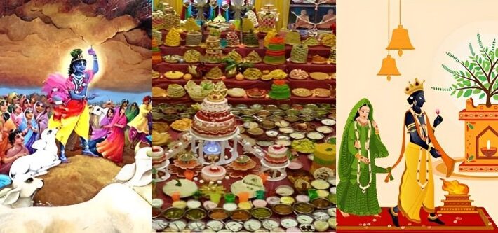 Govardhan Pooja, Annakut Mahotsav and Tulsi Vivah Celebration
