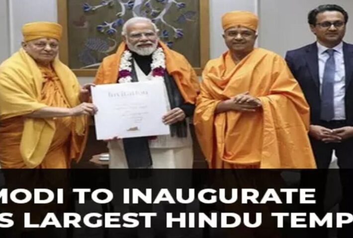 PM Modi to inaugurate UAE’s largest Hindu BAPS Temple in Abu Dhabi