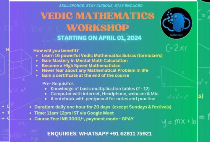 Vedic Mathematics Workshop
