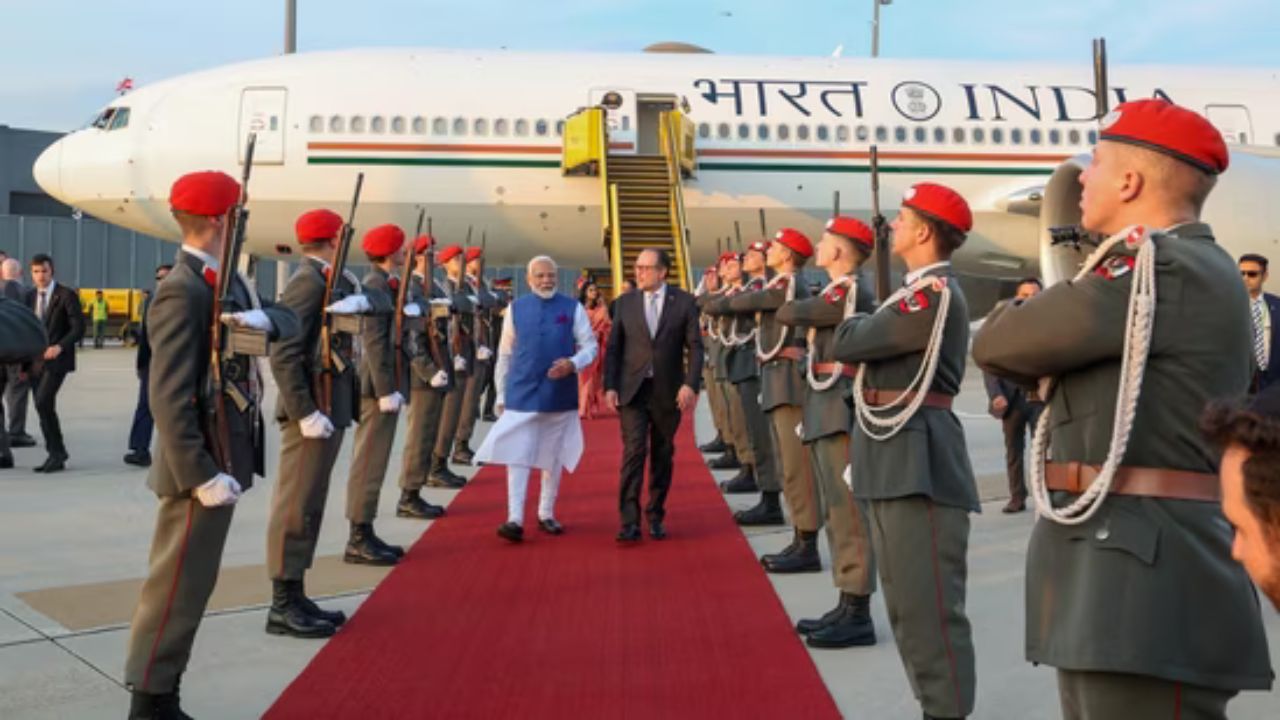 Highlights of Modi's visit to Austria: Arrival of PM in Vienna