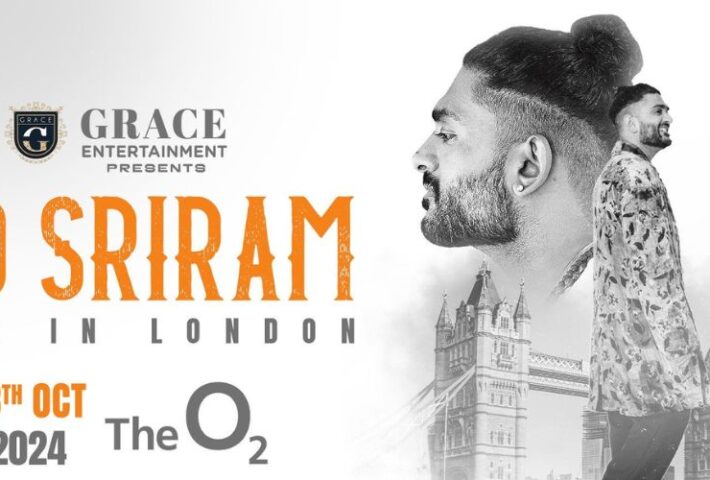 Sid Sriram Live 2 Arena London 2024