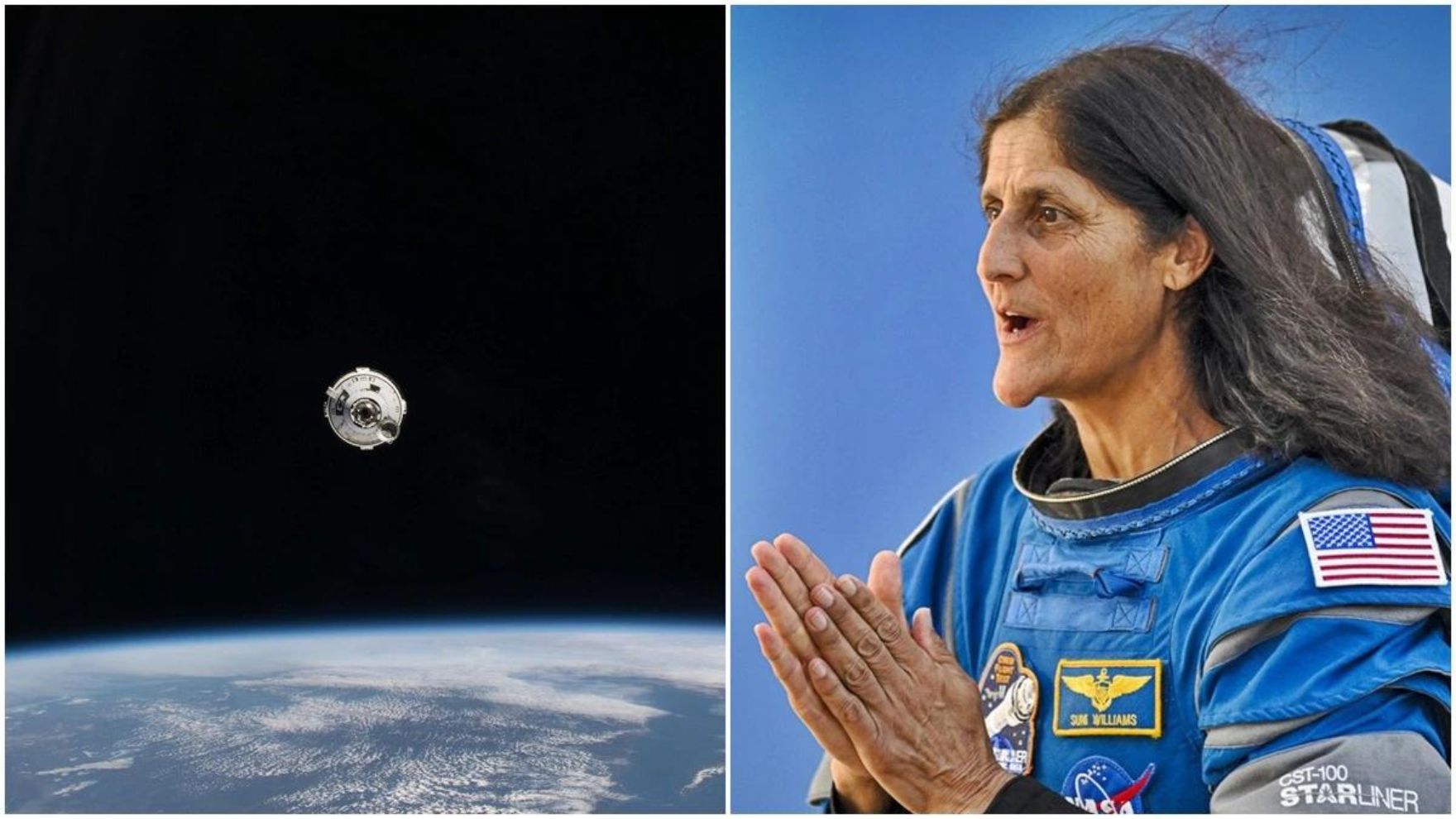 Space is the "happy place" for astronaut Sunita Williams, according to her spouse