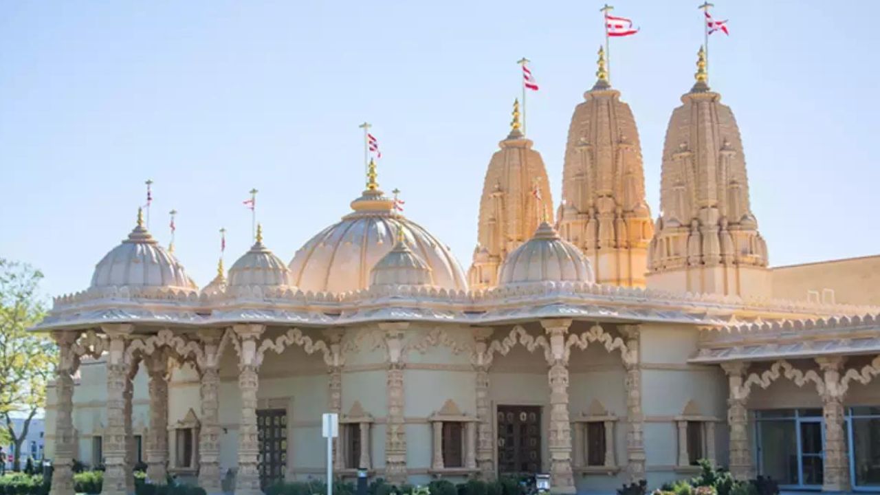 BAPS swaminarayan temple vandalised in New York; 'unacceptable', says Indian consulate