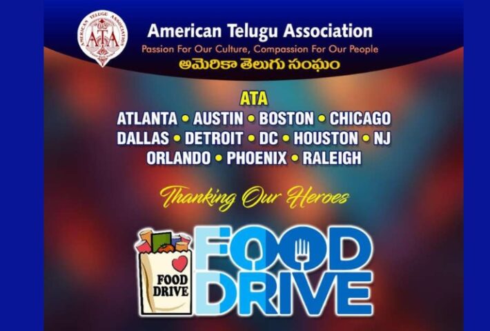 American Telugu Association Food Drive Across US Cities – December 2025
