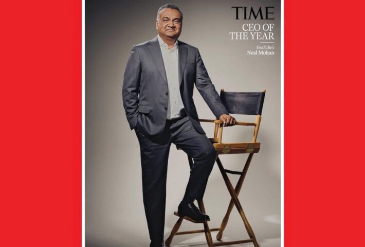 “The ‘Surprisingly Mellow’ Indian-American: YouTube’s Neal Mohan Named TIME’s 2025 CEO of the Year”