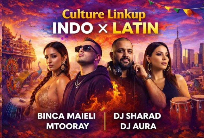 Cultrue Linkup with Binca Maieli, Mtooray ,DJ Sharad & DJ Aura in NY. Indo X Latin